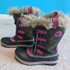Sorel Joan of Arctic Green & Pink